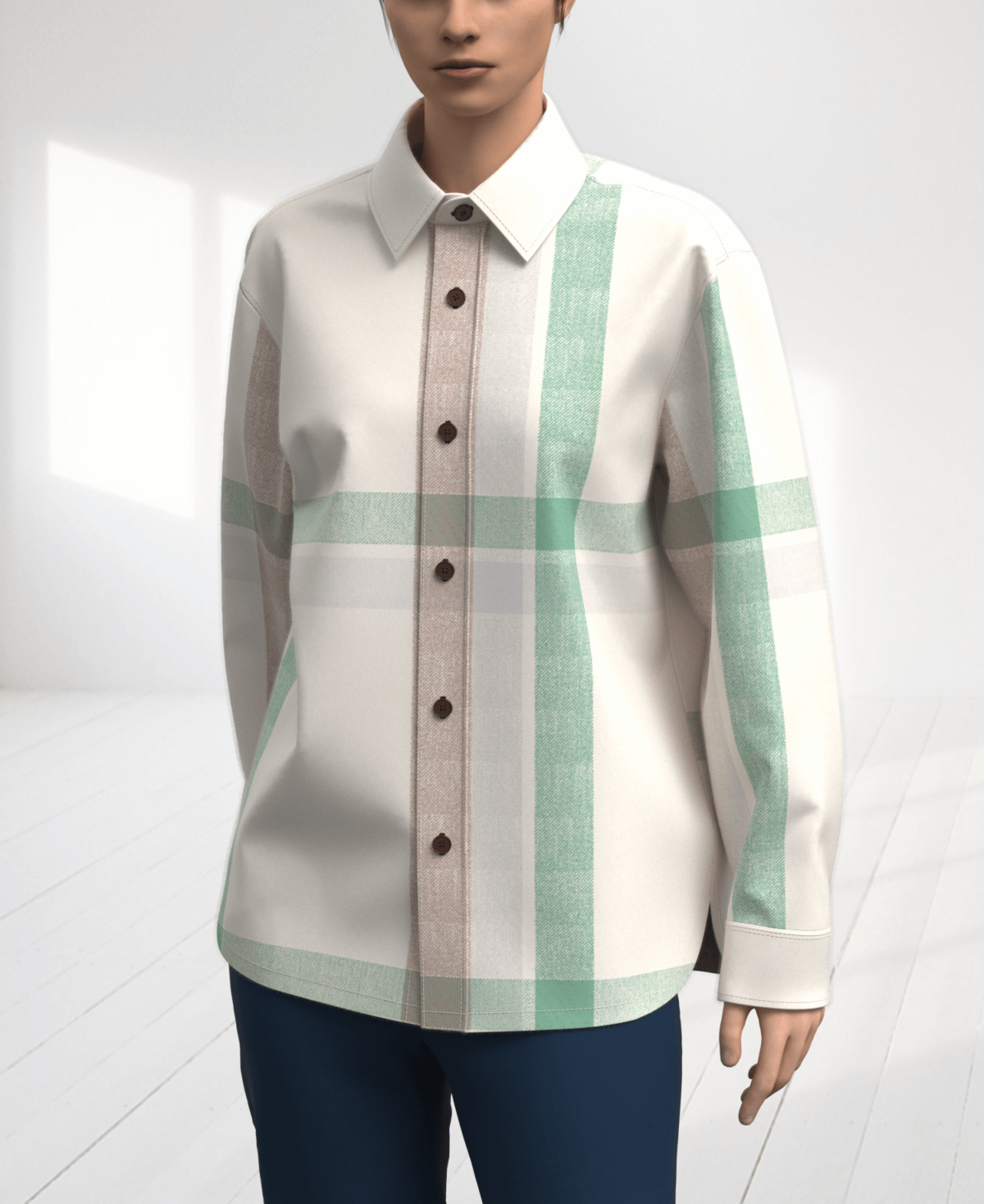 Glasgow Cotton Tartan Flannel Regular Fit Unisex Overshirt