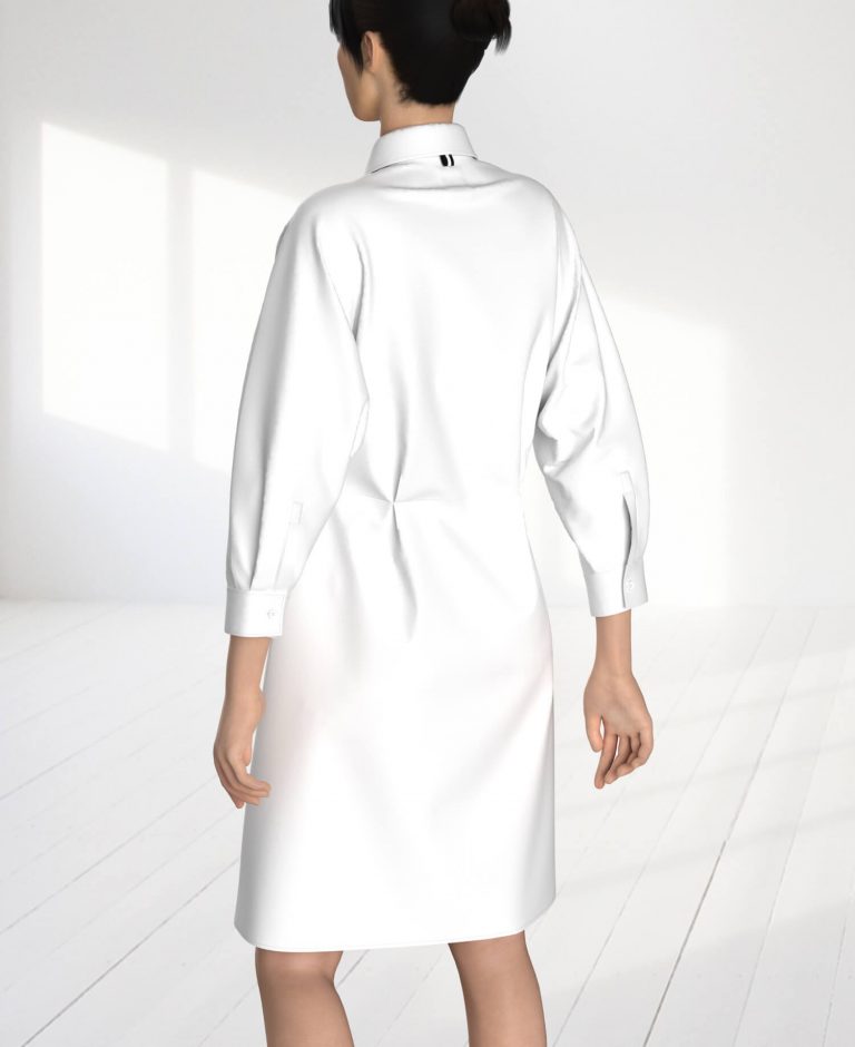 Capri Tencel Karışımlı Kadın Gömlek Elbise