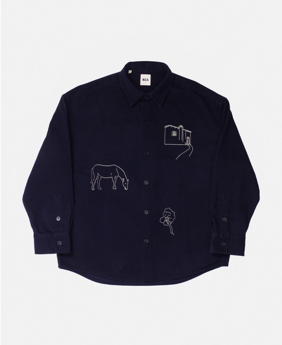 BALLARD EMBROIDERY OVERSIZE UNISEX OVERSHIRT